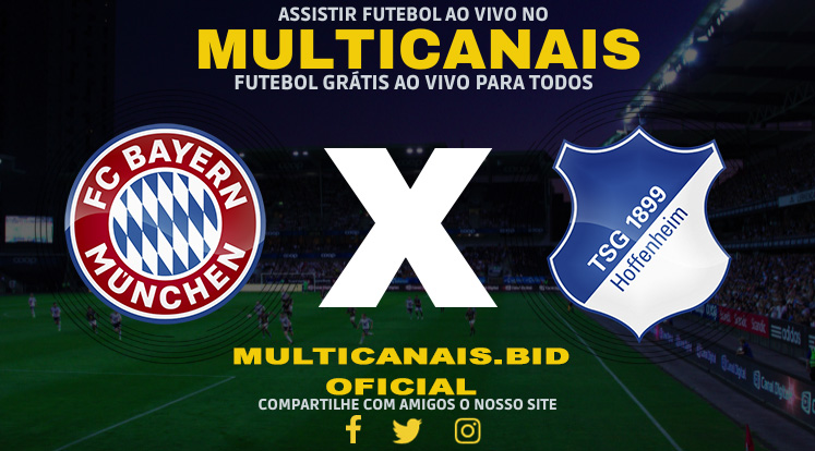 Assistir Bayern de Munique x 1899 Hoffenheim Ao Vivo Online HD 12/01/2024