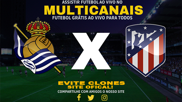 Assistir Real Sociedad x Atlético Madrid AO VIVO Online 25/05/2024