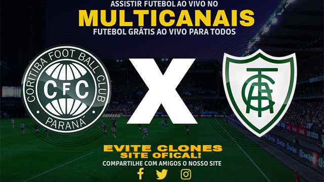 Assistir Coritiba x América-MG AO VIVO Online 19/06/2024