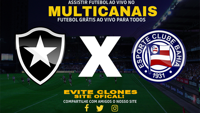 Assistir Botafogo x Bahia AO VIVO Online 30/07/2024