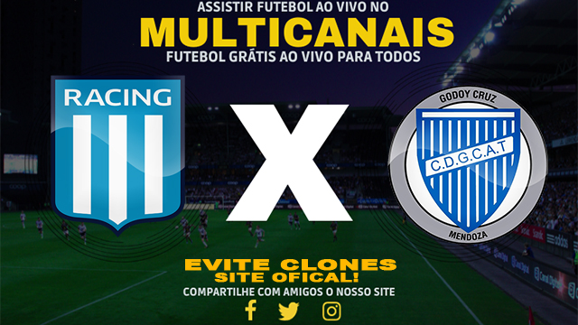 Assistir Racing x Godoy Cruz AO VIVO Online 20/07/2024