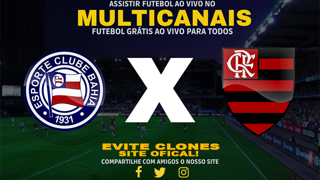 Assistir Bahia x Flamengo AO VIVO Online 28/08/2024