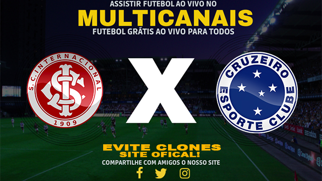 Assistir Internacional x Cruzeiro AO VIVO Online 25/08/2024