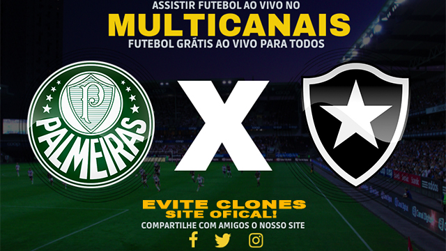 Assistir Palmeiras x Botafogo AO VIVO Online 21/08/2024