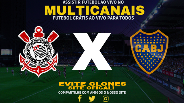 Assistir Corinthians x Boca Juniors AO VIVO Online 03/10/2024